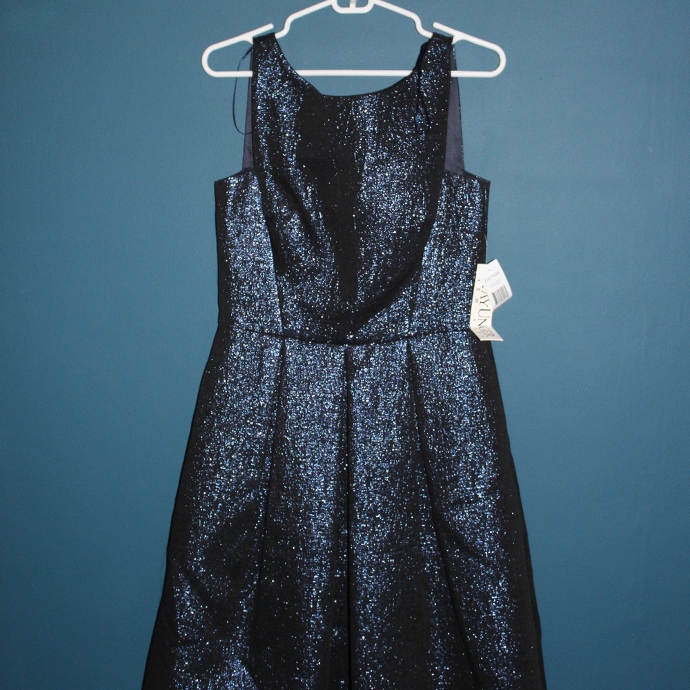 Blue Shiny Dress